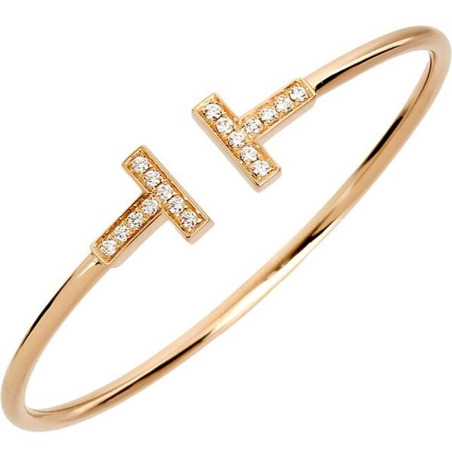 Tiffany & Co. - Tiffany & Co. Tワイヤーブレスレット バングル 腕輪 h-n391