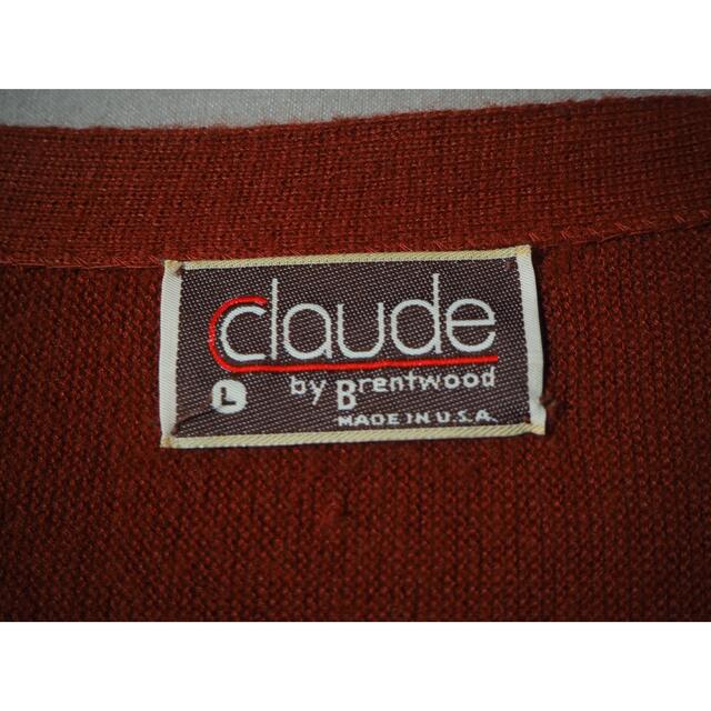 70s 1970年代 claude by brentwood カーディガン