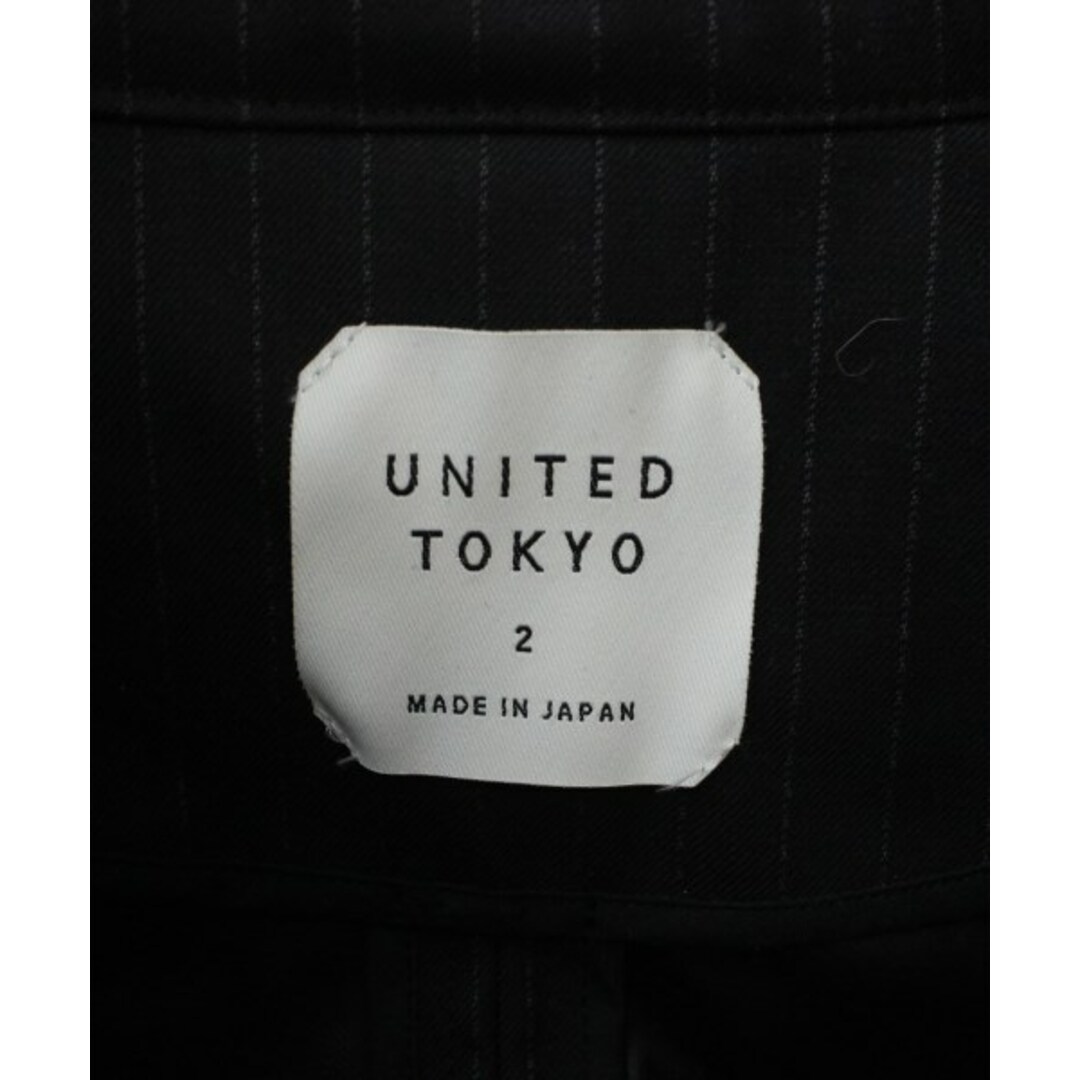 UNITED TOKYO(ユナイテッドトウキョウ)のUNITED TOKYO コート（その他） 2(M位) 紺(ストライプ) 【古着】【中古】 メンズのジャケット/アウター(その他)の商品写真