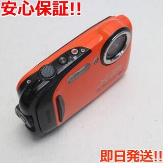 フジフイルム(富士フイルム)の美品 FinePix XP70 オレンジ (コンパクトデジタルカメラ)