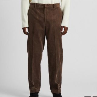 ユニクロ(UNIQLO)のUNIQLO u ワイドフィットテーパードコーデュロイパンツ(スラックス)