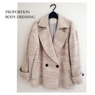 プロポーションボディドレッシング(PROPORTION BODY DRESSING)のプロポ ミディアム丈コート(ピーコート)