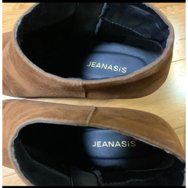 JEANASIS(ジーナシス)のJEANASIS ショートブーツ　キャメル　Mサイズ レディースの靴/シューズ(ブーツ)の商品写真