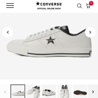 コンバース(CONVERSE)のほぼ新品★コンバース ワンスター 日本製 レザー 正規品 最新モデル(スニーカー)