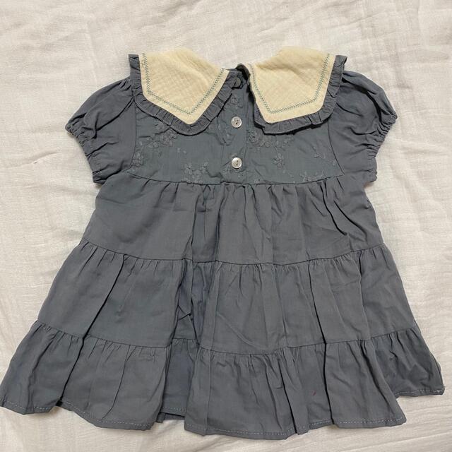 しまむら(シマムラ)の新品　しまむら　juo ワンピース　90 キッズ/ベビー/マタニティのキッズ服女の子用(90cm~)(ワンピース)の商品写真