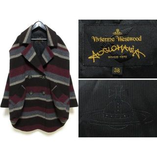 ヴィヴィアンウエストウッド(Vivienne Westwood)の美品 13AW ヴィヴィアン アングロマニア 変形BIGウールコート 38(ガウンコート)