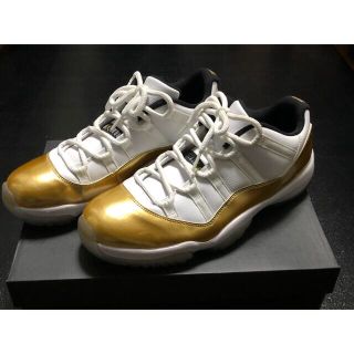 ナイキ(NIKE)のジョーダン11 美品　ゴールド(スニーカー)