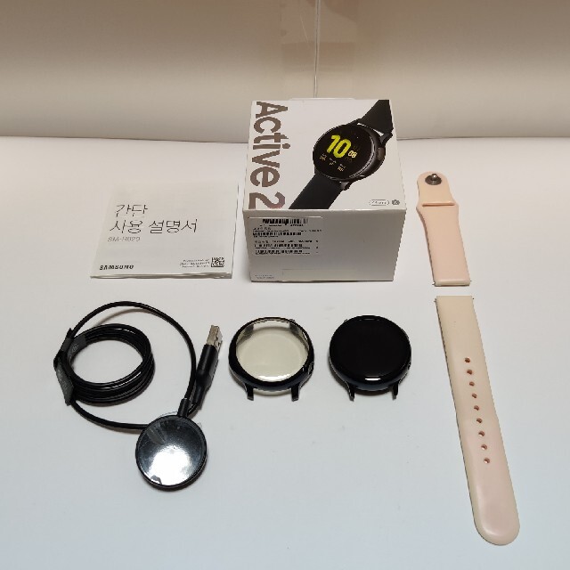 スマートフォン/携帯電話Galaxy Watch Active2 44mm ブラック 韓国版