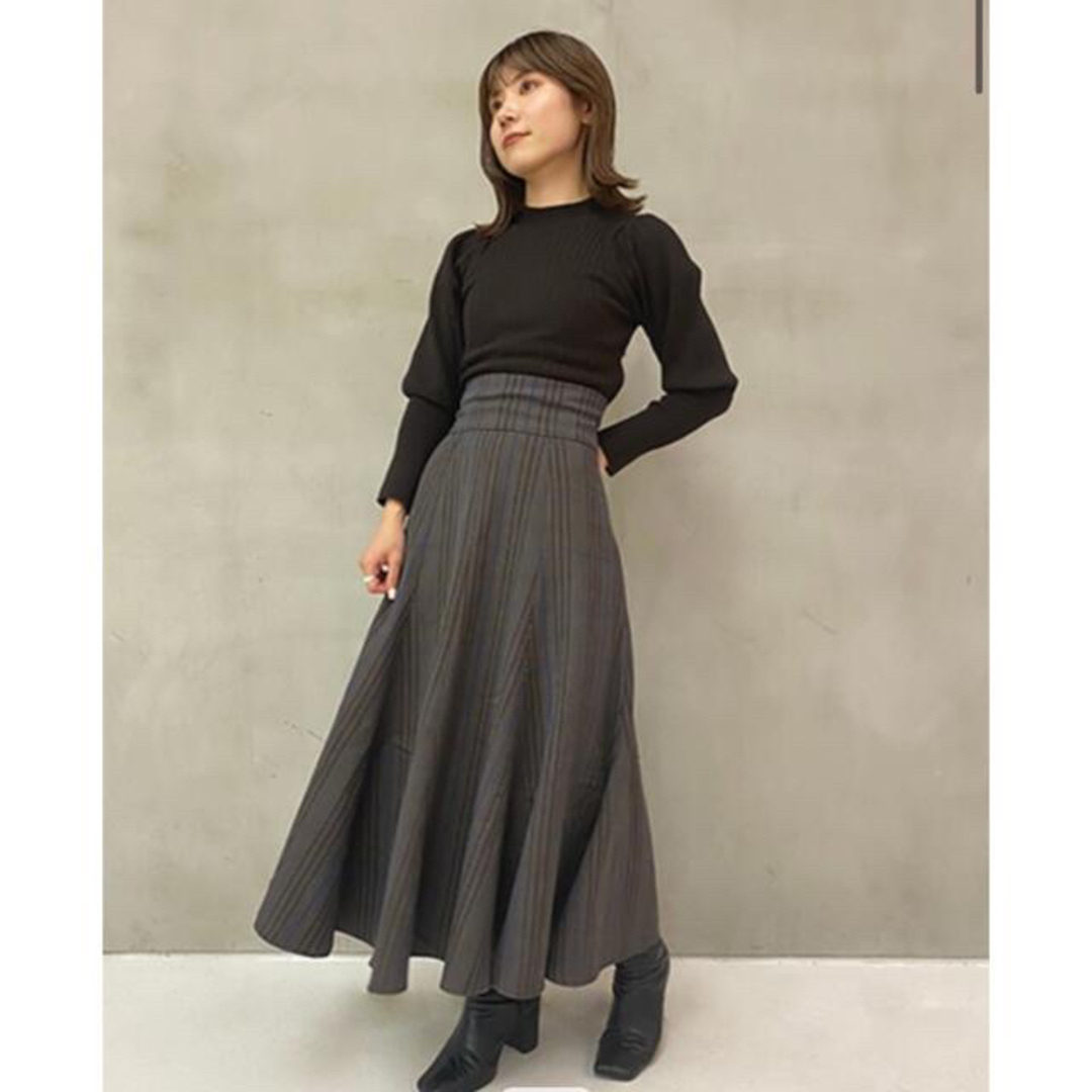 FRAY I.D - FRAY I.D リブニットコンビチェックワンピースの通販 FRAY I.D - FRAY I.D リブニットコンビチェックワンピースの通販