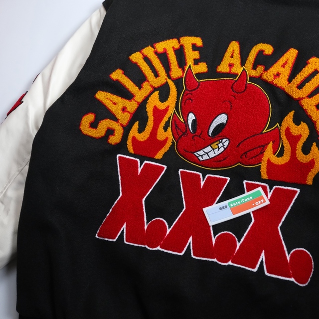 SALUTE FLAME DEVIL サルーテ スタジャン ジャケット正規品 Sの通販 by ...