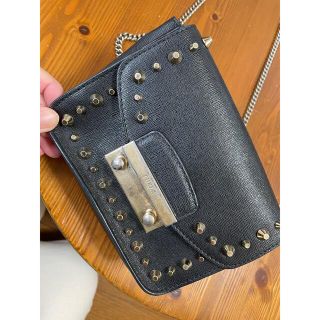 フルラ(Furla)のFURLA  メトロポリス　黒　スタッズ(ショルダーバッグ)