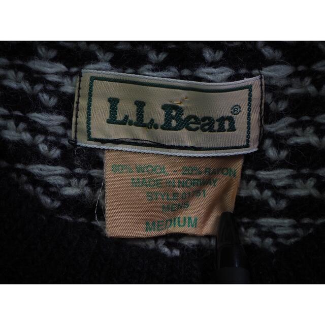 L.L.Bean - 80s l.l.bean バーズアイニット セーター L.L.Bean - 80s l.l.bean バーズアイニット セーター