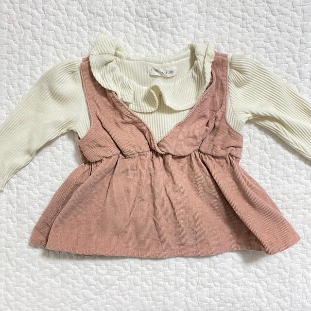 しまむら(シマムラ)のmamaraku  トップス　80  キッズ/ベビー/マタニティのベビー服(~85cm)(シャツ/カットソー)の商品写真