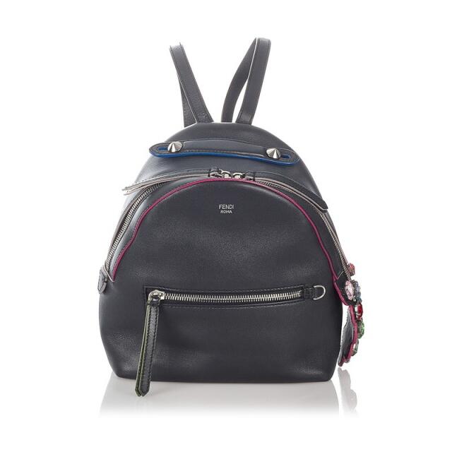 FENDI - 美品 フェンディ リュック バックパック 8BZ036 レザー