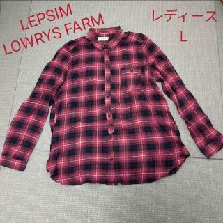 レプシィム(LEPSIM)のLEPSIM　赤チェック　シャツ(シャツ/ブラウス(長袖/七分))