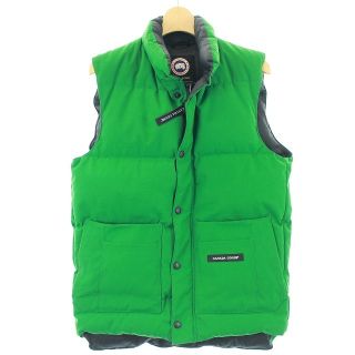 カナダグース(CANADA GOOSE)のカナダグース フリースタイル  ダウンベスト XS 緑 2830JM R(ダウンベスト)