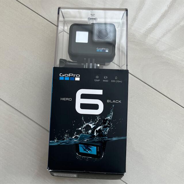 GoPro(ゴープロ)の【最終】GoPro HERO6 BLACK【値下げ】 スマホ/家電/カメラのカメラ(ビデオカメラ)の商品写真