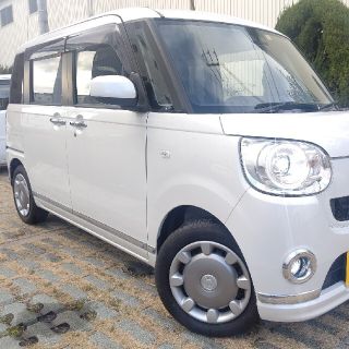 ダイハツ(ダイハツ)の車検6年1月★低走行20100km★現行ムーヴキャンバスG★ 両側電動 ナビ付(車体)