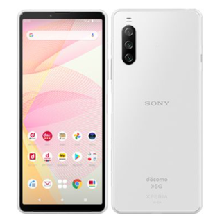 エヌティティドコモ(NTTdocomo)のdocomo Xperia 10 III ホワイト(スマートフォン本体)