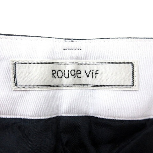 Rouge vif(ルージュヴィフ)のルージュヴィフ ハーフパンツ ショート ウール モヘヤ混 38 紺 ネイビー レディースのパンツ(ショートパンツ)の商品写真