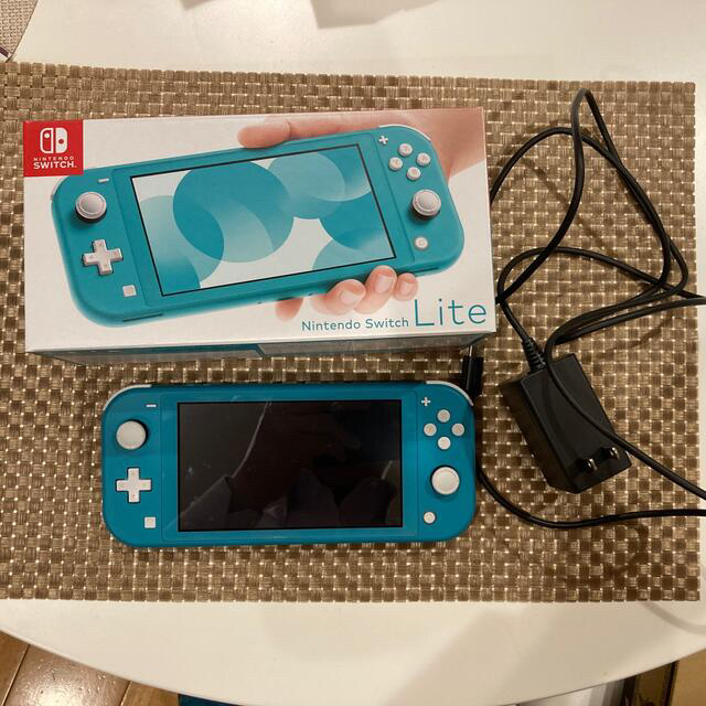 Nintendo Switch  Lite ターコイズ【箱、充電コード付】