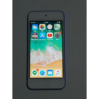 アップル(Apple)のiPod touch 32GB 第6世代（ブルー）(ポータブルプレーヤー)