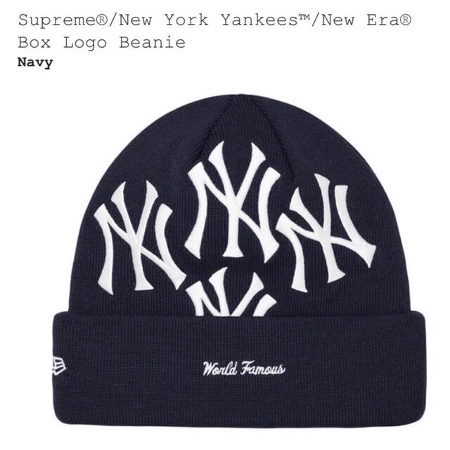 再入荷新品 supreme Box logo New York Yankees の通販 by しん's shop｜ラクマ 国産正規品