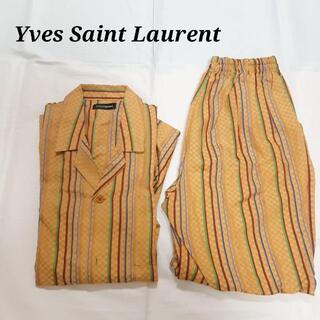 イヴサンローランボーテ(Yves Saint Laurent Beaute)のYSL イヴサンローラン 総柄 パジャマ セットアップ 上下セット L(パジャマ)