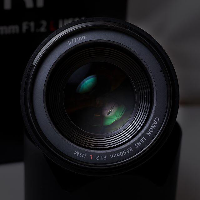 Canon(キヤノン)の【美品】RF50mm F1.2 L USM Canon RF単焦点 スマホ/家電/カメラのカメラ(レンズ(単焦点))の商品写真