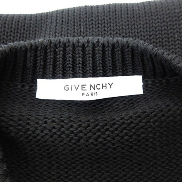 ジバンシー/GIVENCHY/ロゴコットンニットセーター/ダメージ加工