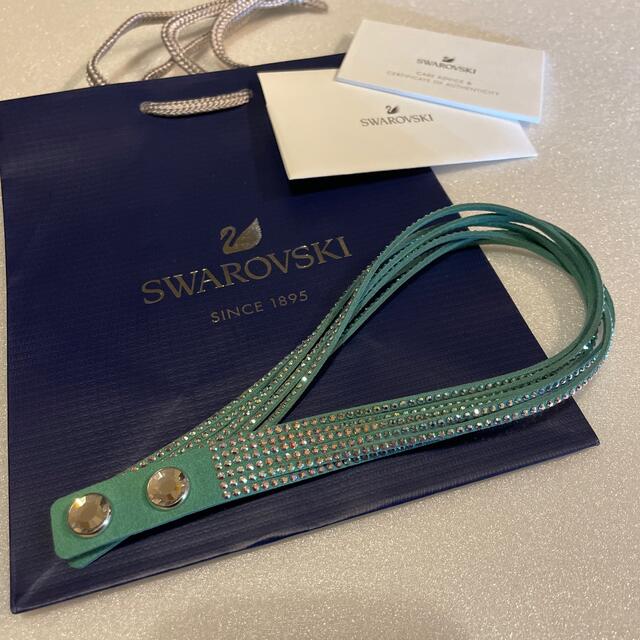 SWAROVSKI(スワロフスキー)の新品 SWAROVSKI 正規品 Slake ブレスレット ミント グリーン レディースのアクセサリー(ブレスレット/バングル)の商品写真