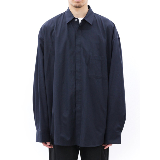 【stein】Fly Front Sleeve Oversized Shirt