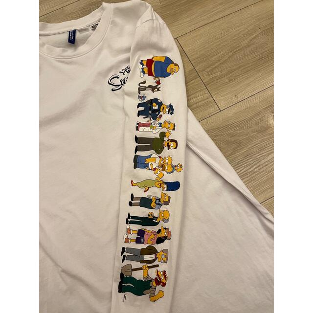 H&M(エイチアンドエム)のシンプソンズ　ロンT  h&m メンズのトップス(Tシャツ/カットソー(七分/長袖))の商品写真