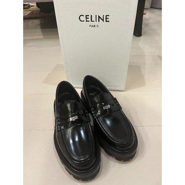 celine - セリーヌ CELINE 新作 ローファー 国内完売 ブラック 35 ...