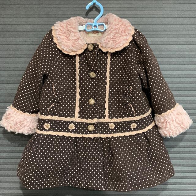 Souris(スーリー)の90/スーリー　お姫様　可愛いコート　美品 キッズ/ベビー/マタニティのキッズ服女の子用(90cm~)(コート)の商品写真