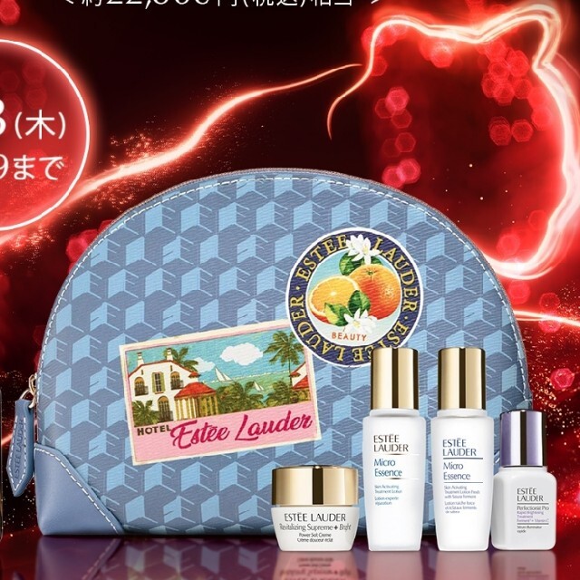 Estee Lauder(エスティローダー)の新品　未使用　エスティローダー　メイクポーチ　化粧ポーチ レディースのファッション小物(ポーチ)の商品写真