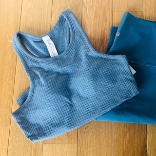 ルルレモン(lululemon)のlululemon ルルレモンEbb to Street RBCrop Tank(ヨガ)