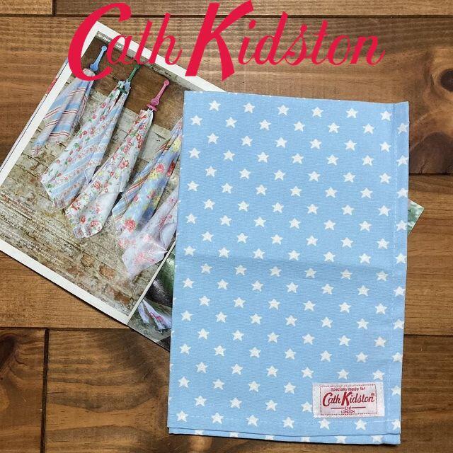 Cath Kidston(キャスキッドソン)の新品 幻の赤タグ UK製 キャスキッドソン ティータオル ニュースターブルー インテリア/住まい/日用品のキッチン/食器(テーブル用品)の商品写真