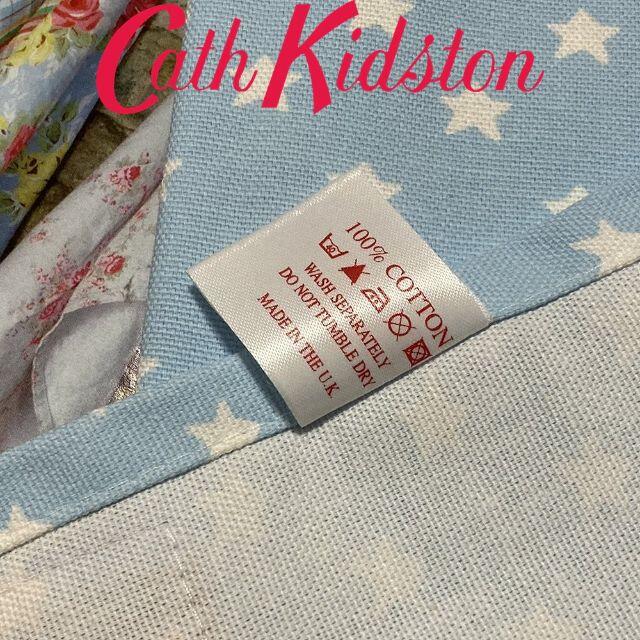 Cath Kidston(キャスキッドソン)の新品 幻の赤タグ UK製 キャスキッドソン ティータオル ニュースターブルー インテリア/住まい/日用品のキッチン/食器(テーブル用品)の商品写真