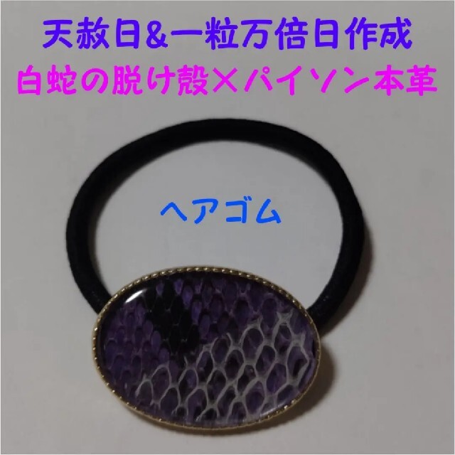 白蛇さん 巳 ヘアゴム レジン ハンドメイド - 通販 - nutriplanet.org