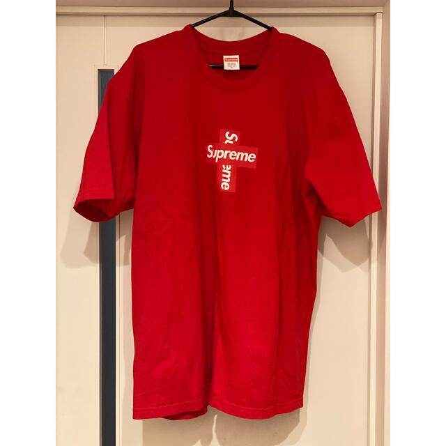 Supreme(シュプリーム)のSupreme Cross Box Logo Tee メンズのトップス(Tシャツ/カットソー(半袖/袖なし))の商品写真