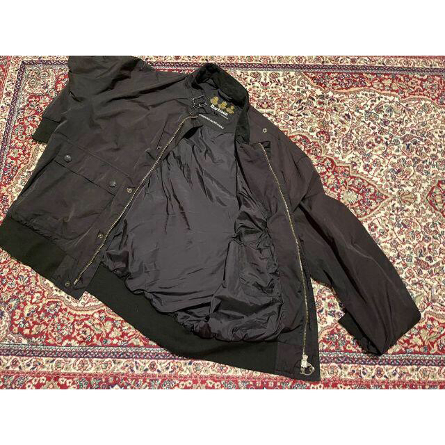 Barbour(バーブァー)の【Barbour】 Vintage ハイネックブラックナイロンジャケット メンズのジャケット/アウター(ナイロンジャケット)の商品写真