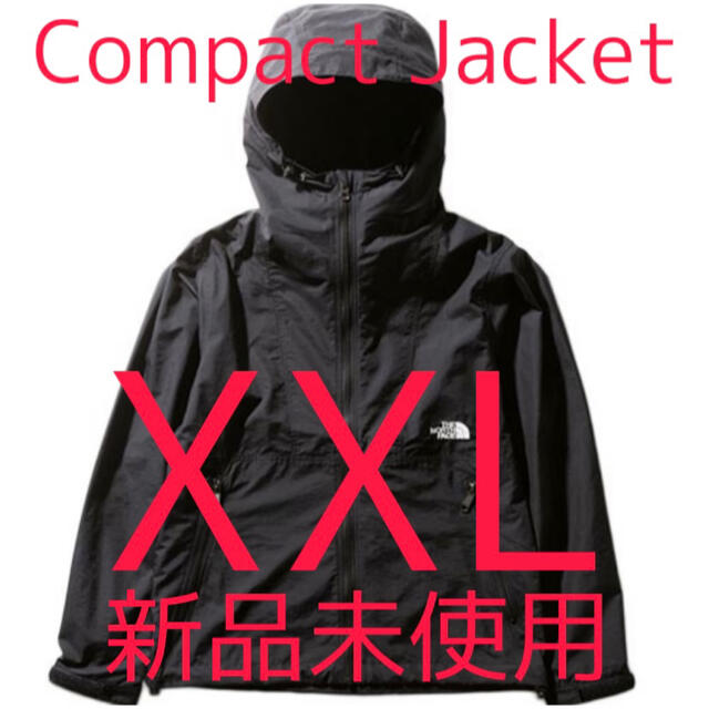 新品未使用】ノースフェイス コンパクトジャケット ブラック XXL