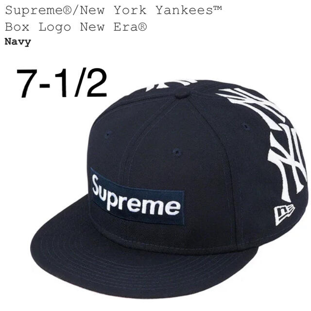 Supreme / New Era / YANKEES Box Logo Cap