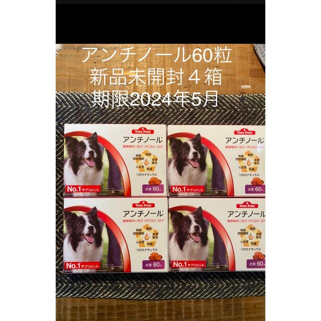 その他犬用アンチノール60粒入り新品未開封4箱