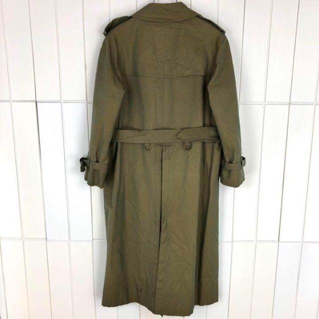 バーバリー トレンチコート ノバチェック 玉虫色 90s ゆるだぼ スプリング