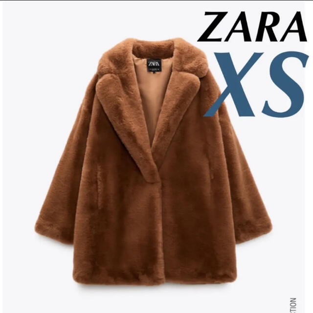 入園入学祝い ZARA ZARA フェイクファーコート ダークブラウン cocota_