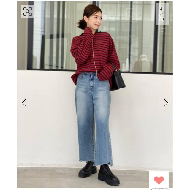 L'Appartement DEUXIEME CLASSE(アパルトモンドゥーズィエムクラス)の【GOOD GRIEF!/グッドグリーフ】Border Overdye Tops レディースのトップス(カットソー(長袖/七分))の商品写真