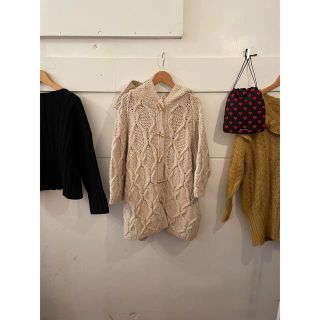 クロエ(Chloe)の値下げ🥚Chloé big hood knit coat.(ロングコート)