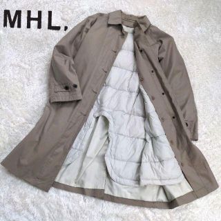 マーガレットハウエル(MARGARET HOWELL)のMHL ライナーダウン付 ステンカラーコート Sサイズ(ロングコート)